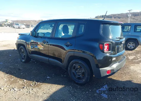 2019 Jeep Renegade Sport Fwd из США, поврежденный, VIN ZACNJAAB2KPK11512